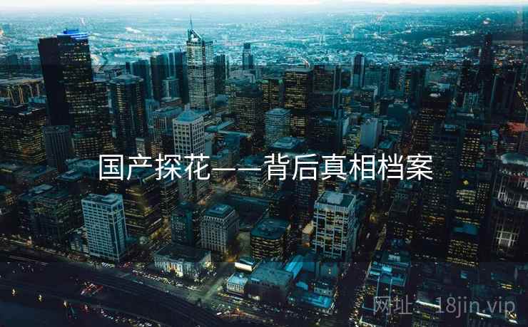 国产探花——背后真相档案 国产探花——背后真相档案